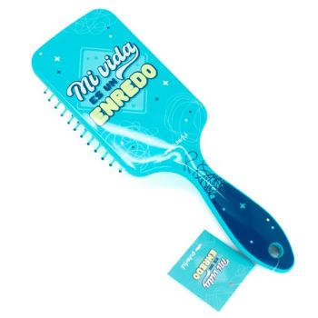 Escova de Cabelo "Mi vida es un enredo"