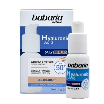 Fluido Facial Ácido Hialurónico SPF 50+ Con Color
