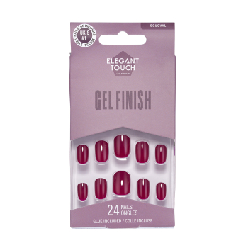 Unhas Postiças Gel Finish Berry Blast