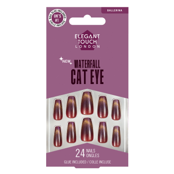 Unhas postiças Waterfall Cat Eye Ballerina Edição Limitada