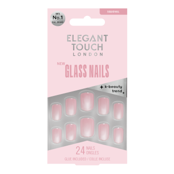 Unhas Postiças Glass Nails Glass Lychee Unhas Postiças Glass Nails Glass Lychee
