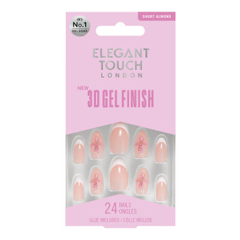 Unhas Postiças 3D Gel Finish Orchid Bloom Unhas Postiças 3D Gel Finish Orchid Bloom
