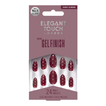 Ed. Limitada Gel Finish - Cherry Polka Uñas Postizas