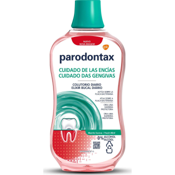 Elixir bucal com pastilhas elásticas mentosas