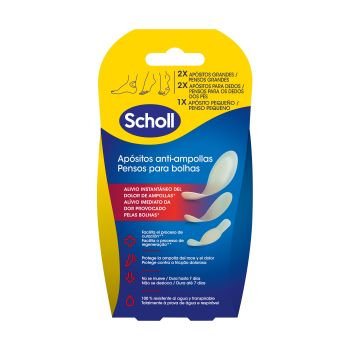 Pensos para bolhas dos pés