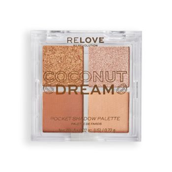 Paleta de sombras de bolso relove