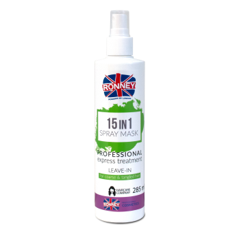 Máscara 15 em 1 sem enxaguamento para o cabelo em spray