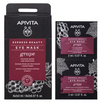 Express Beauty Máscara Antirrugas Contorno de Olhos com Uvas
