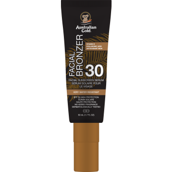 Facial Bronzer SPF 30 Sérum Facial com Proteção Solar