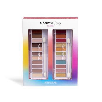 Colorful Paletas de Sombras Mate e Metálicas