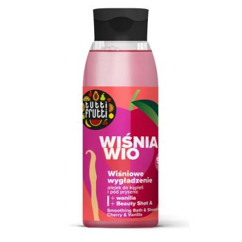 Tutti Frutti Óleo de Banho Suavizante com Cereja e Baunilha + Beauty Shot A