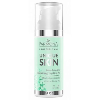 Unique Skin Normalising Facial Cream com zinco
