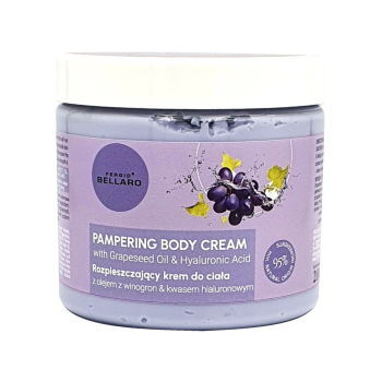 Creme corporal com óleo de grainha de uva e ácido hialurónico