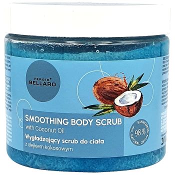 Esfoliante corporal suavizante com óleo de coco