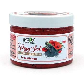 Esfoliante facial de sementes de papoila