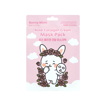 Máscara Facial Creme Colagénio Rosa