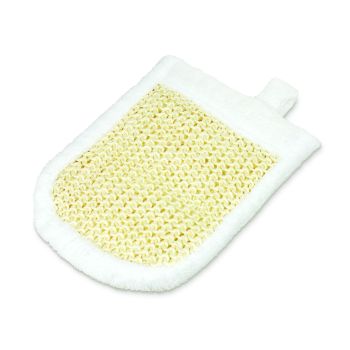 Luva de massagem de sisal