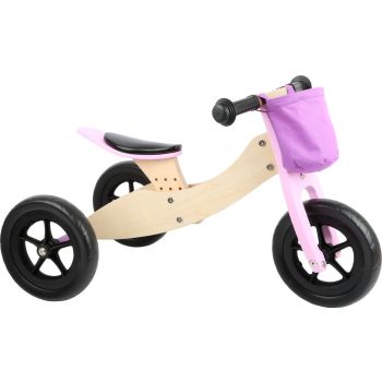 Triciclo-bicicleta Maxi 2 em 1 Rosa