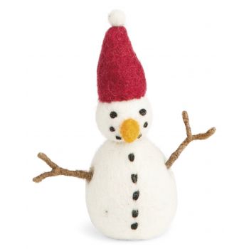 Boneco de Neve com Gorro Rojo