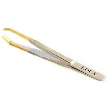 Pinça Depilatória Ponta Garra Dourada