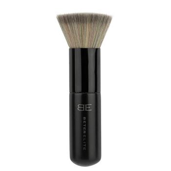 Pincel Kabuki de topo plano