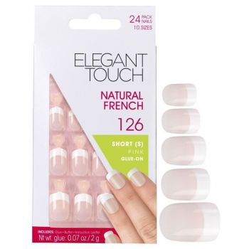 Manicure francesa Unhas adesivas