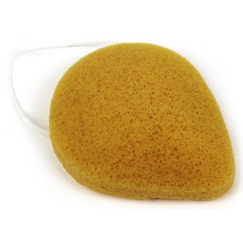 Esponja de limpeza facial de cúrcuma