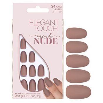Unhas Adesivas Mink Nude