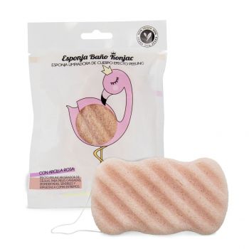 Esponja konjac Rose &amp; Rose Clay