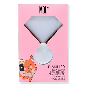Lente com Luz para Selfie Diamante