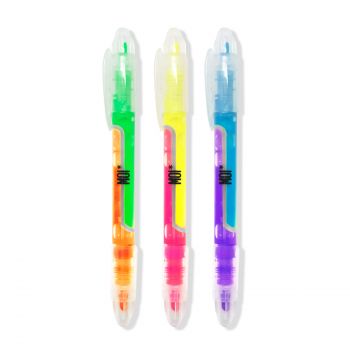 Marcadores Fluorescentes Bicolores