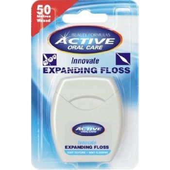 Fio dental expansível de cuidado oral ativo