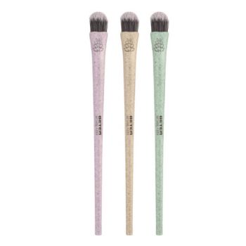 Pincel para corretor de fibra natural