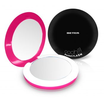 Espelho de bolso Luz led duplo x10
