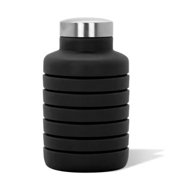 Garrafa dobrável de silicone