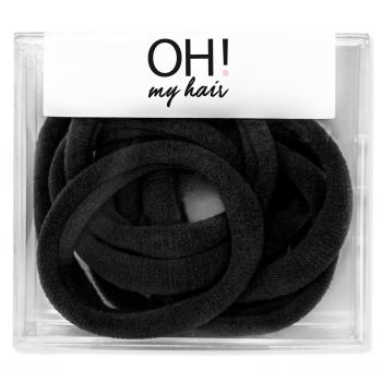 Pack com 10 Elásticos de Cabelo Básicos Oh My Hair