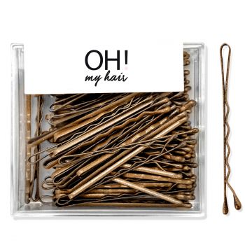 Pack com 100 Grampos de Cabelo Oh My Hair