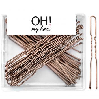 Pack com 50 Grampos de Cabelo Oh My Hair