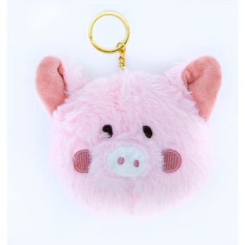 Mini Peluche chaveiro de porco Rosa