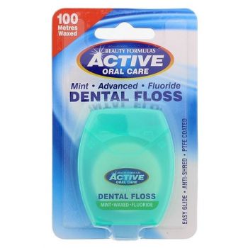 Fio dental com cera de Mint + flúor