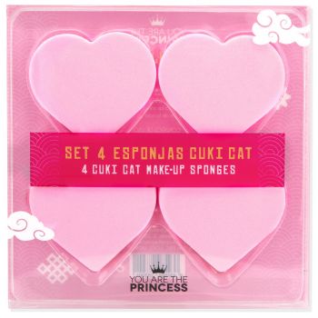 Cuki cat set 4 esponjas