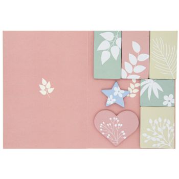 Plantas de conjunto de notas adesivas