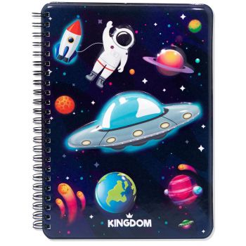 Anéis de caderno do reino 80 folhas