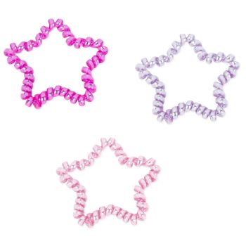 Borracha Cabos Estrelas Rosa