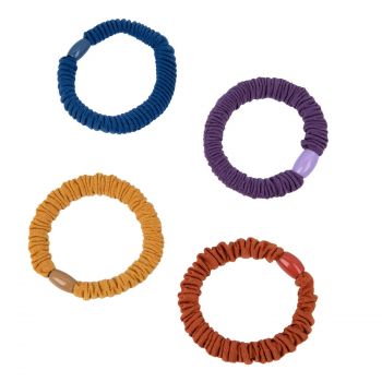 Conjunto de 4 borrachas de volume multicor