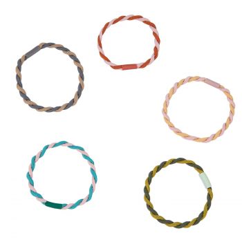 Conjunto de 5 faixas de cor multicor