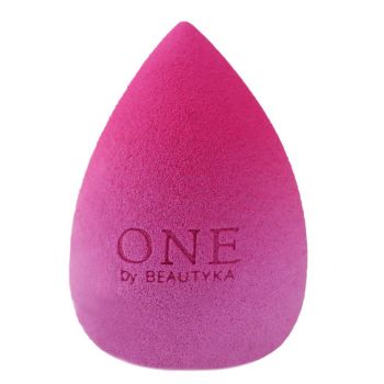 Esponja de maquilhagem com pó de rosa natural