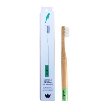 Escova de bambu Verde Kids