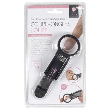 Cortador de unhas com lupa