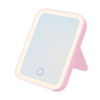 Espelho de mesa must have com luz LED e suporte